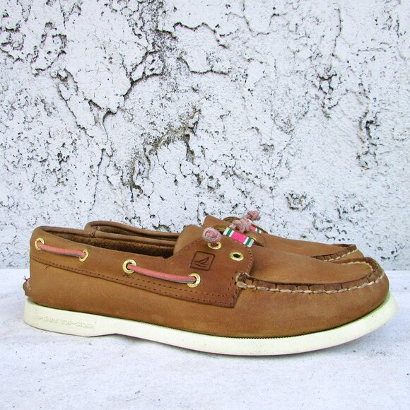 Sperry top-sider tan women loafer size 7M - Picture 1 of 7